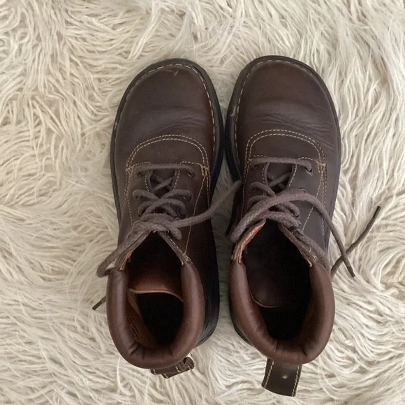 Born B-6464 MNHO handcrafted Brown Lace up Boots - Picture 4 of 14